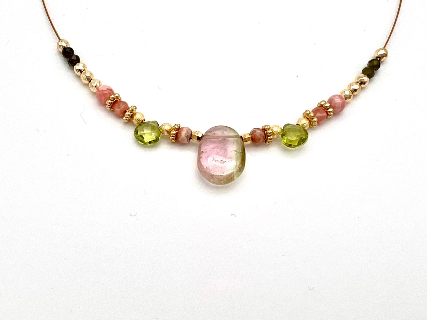 Green and Pink necklace